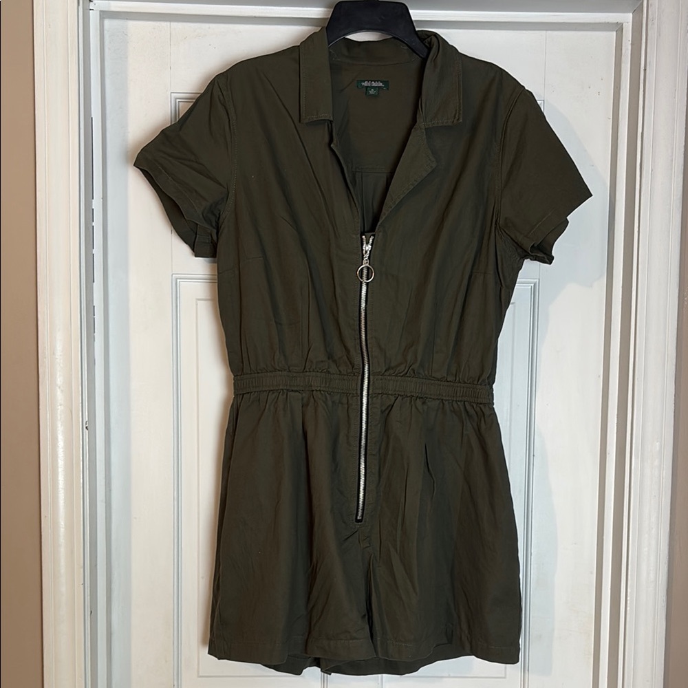 Utility Shorts Romper